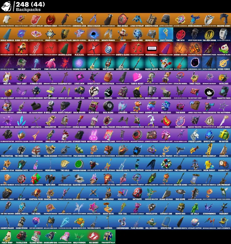 Мгновенный доступ • FN (все платформы) • 206 skins • 3400 VB• Полный доступ
