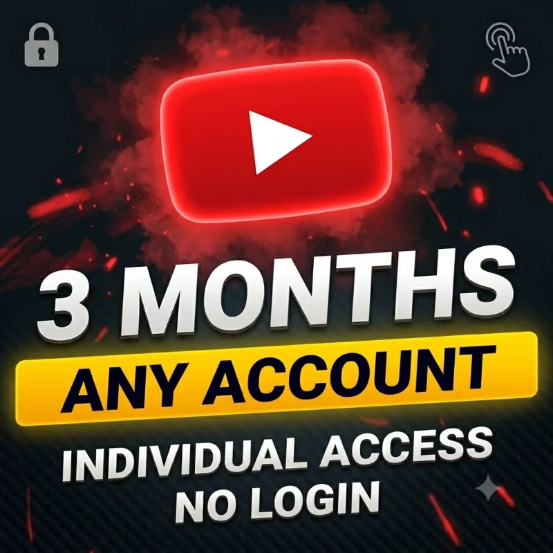 YouTube Premium 3 Месяца • НА ЛЮБОЙ АККАУНТ • Без входа