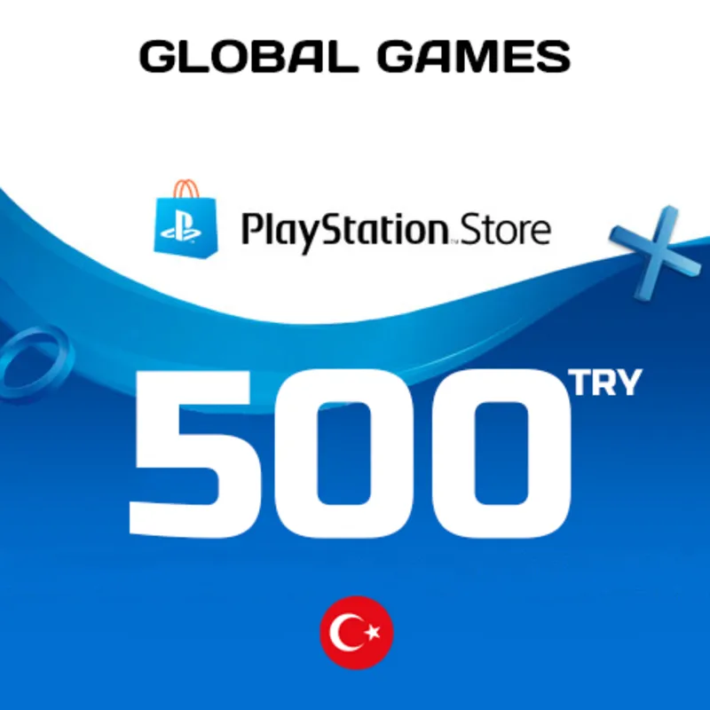 Карта PlayStation PSN 500 TRY Турция КОД ПОПОЛНЕНИЯ