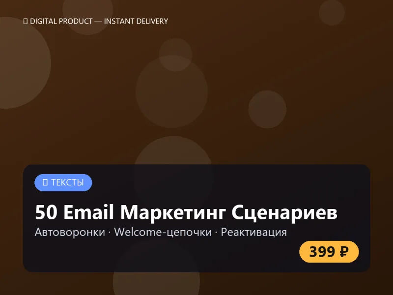50 Email Маркетинг Сценариев: Автоворонки