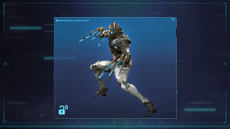 Zephyr β Early Unlock Ticket XBOX
