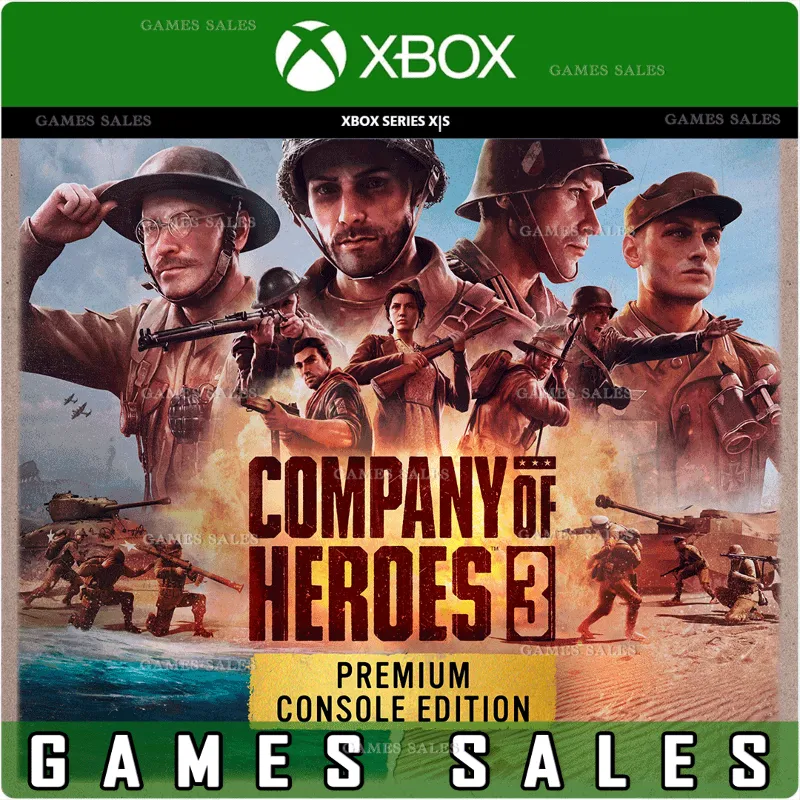 COMPANY OF HEROES 3: PREMIUM EDITION XBOX SERIES X|S КЛЮЧ