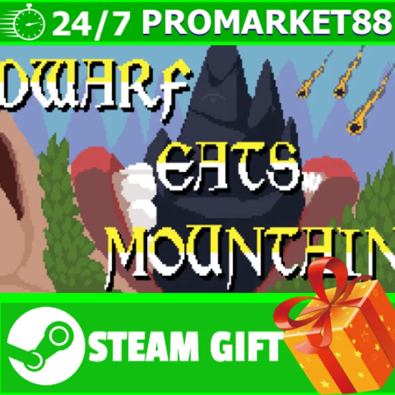 ВСЕ СТРАНЫ+РОССИЯ Dwarf Eat Mountain STEAM GIFT