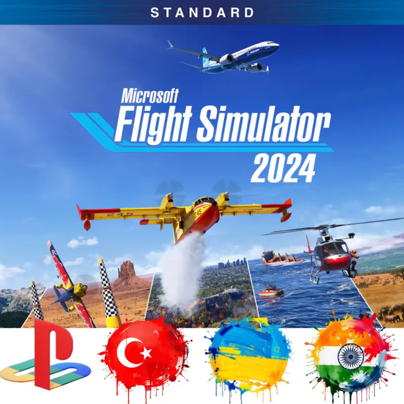 Microsoft Flight Simulator 2024 PS5/ТУРЦИЯ/УКРАИНА/ИНДИЯ/PS
