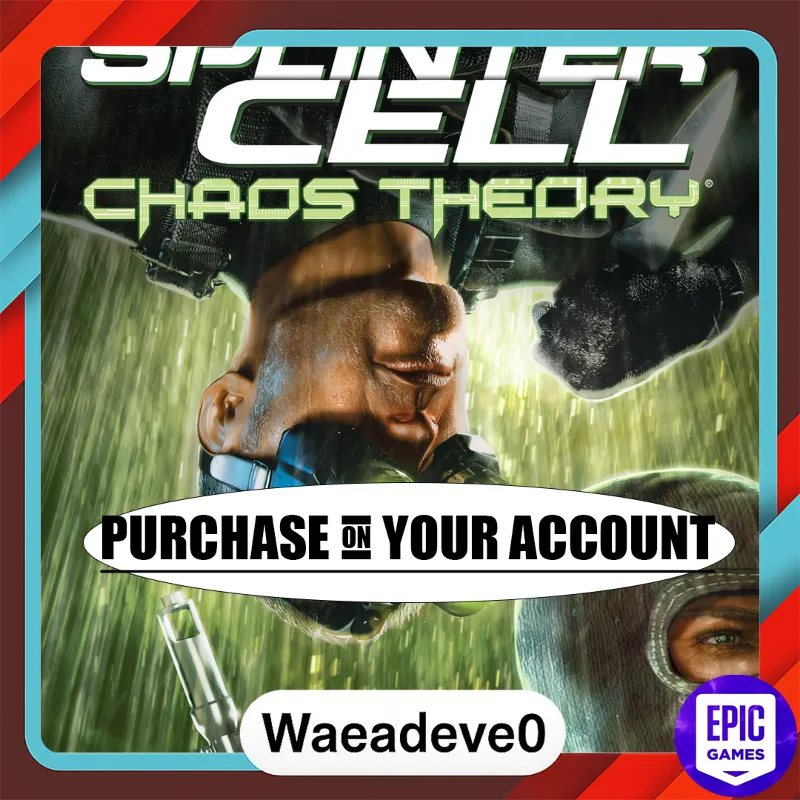 Splinter Cell Chaos Theory - Epic games - Purchase on your account