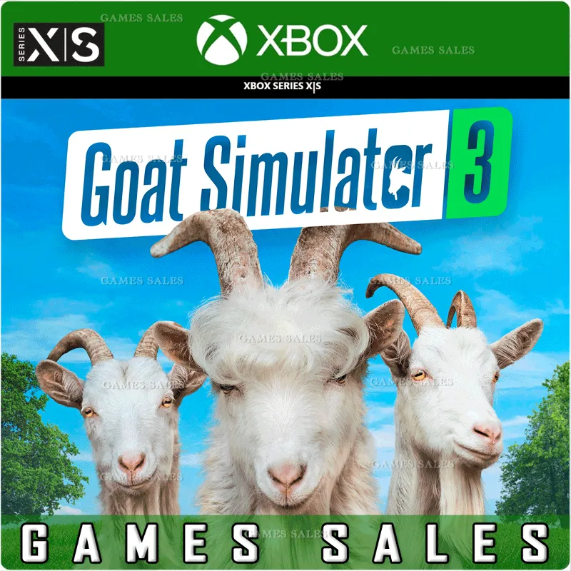 GOAT SIMULATOR 3 XBOX SERIES X|S+XCLOUD КЛЮЧ