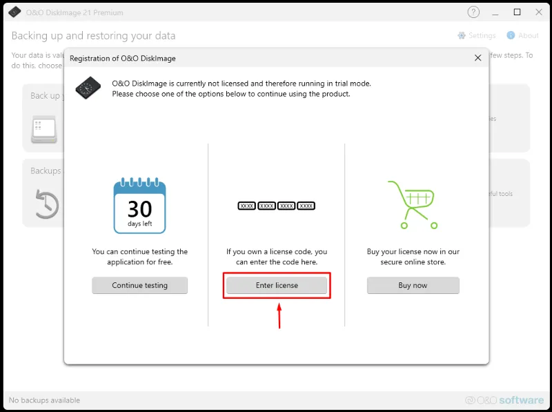 O&O DiskImage 21 Premium Пожизненный лицензионный ключ