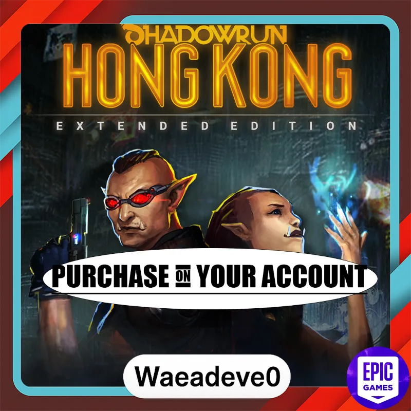 Shadowrun Hong Kong - Extended Edition - Epic games - Purchase on your account