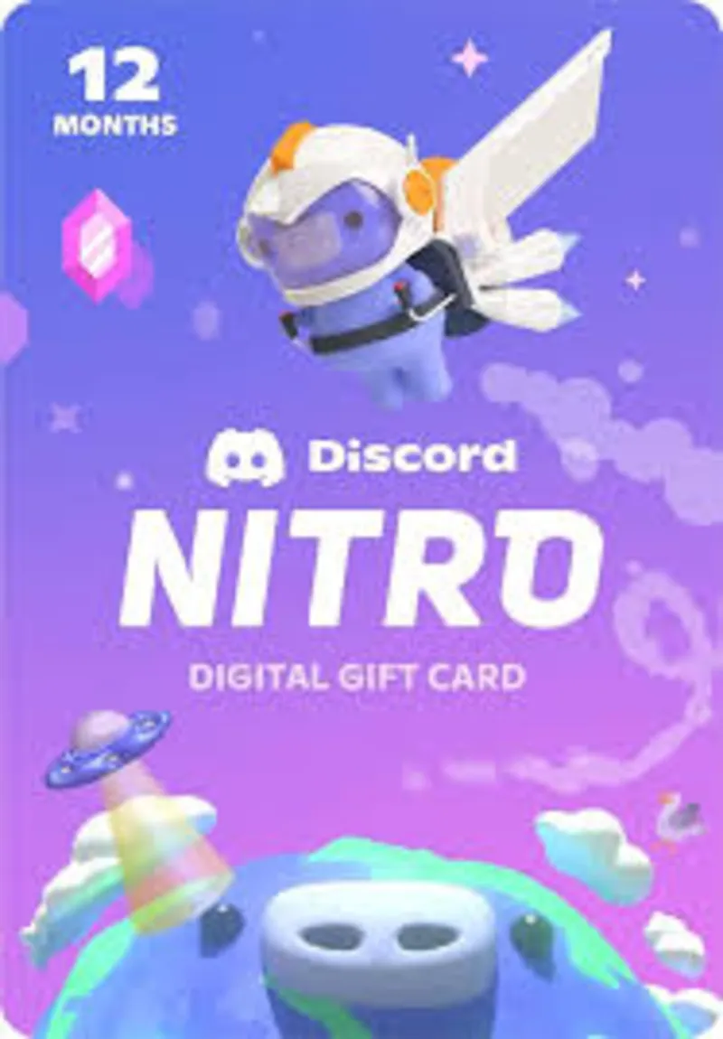 DISCORD nitro full 1 years GIFT