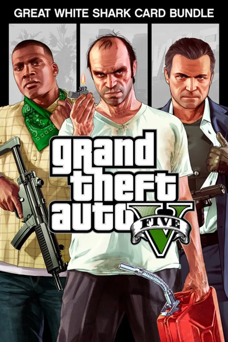 Pakiet Grand Theft Auto V + karta gotówkowa Grea Xbox