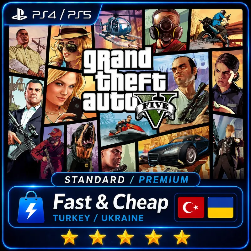 GTA 5 | Grand Theft Auto V | PS4 / PS5 | Турция / Украина