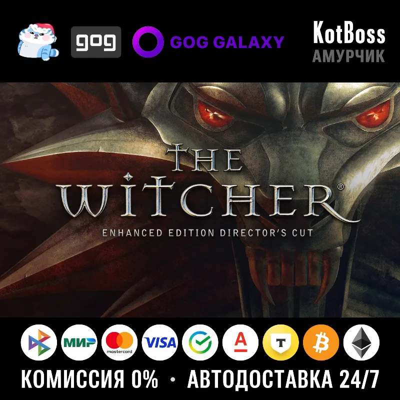 Россия + Мир | The Witcher: Enhanced Edition Director's Cut / 1 / I | Ключ | GOG
