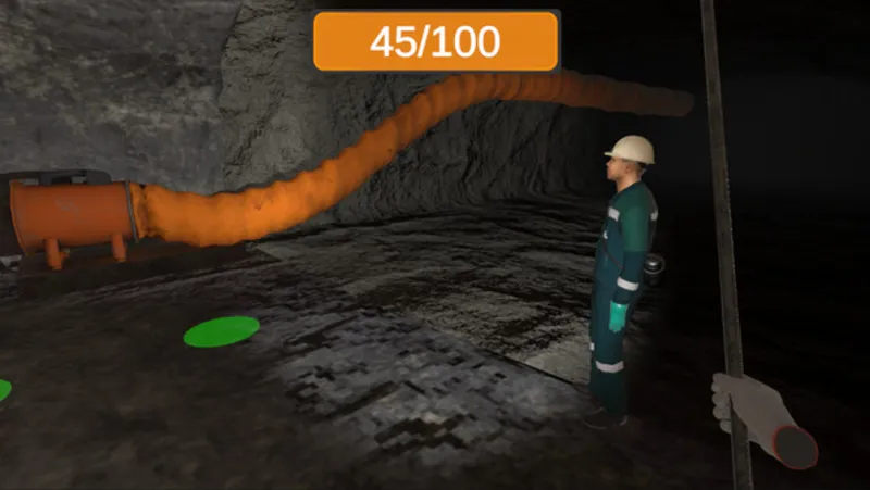 Underground roof fall hazard assessment VR Training STEAM GIFT AUTO RU+МИР