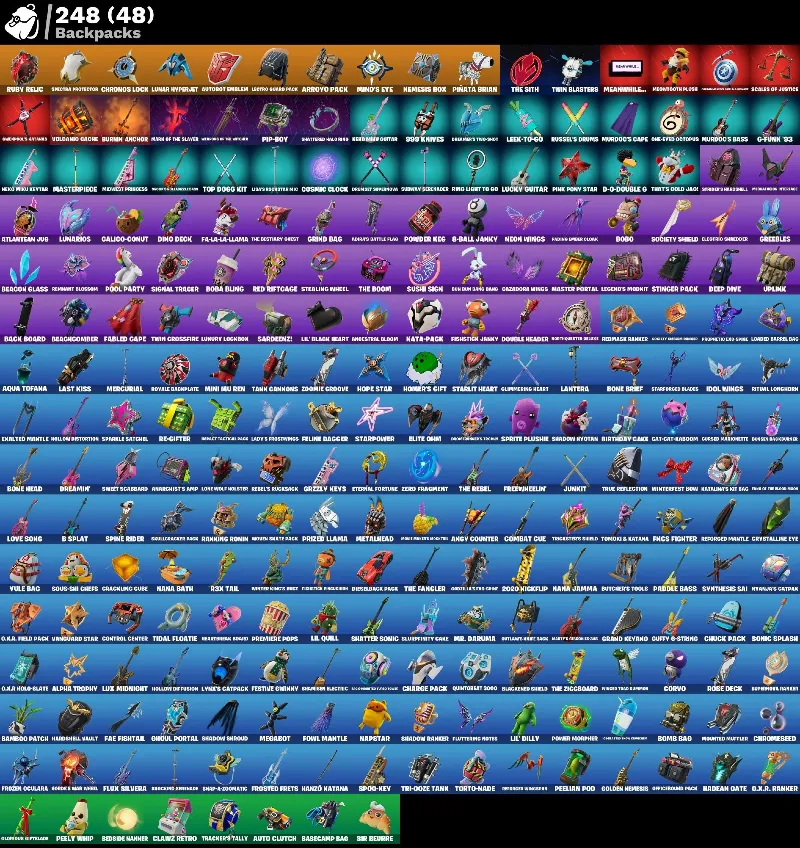 Мгновенный доступ • FN (все платформы) • 165 skins • Renegade Raider • Полный доступ