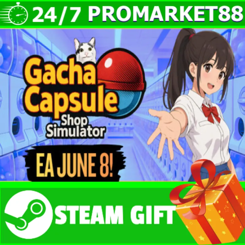 Gacha Capsule Shop Simulator - Akihabara STEAM GIFT
