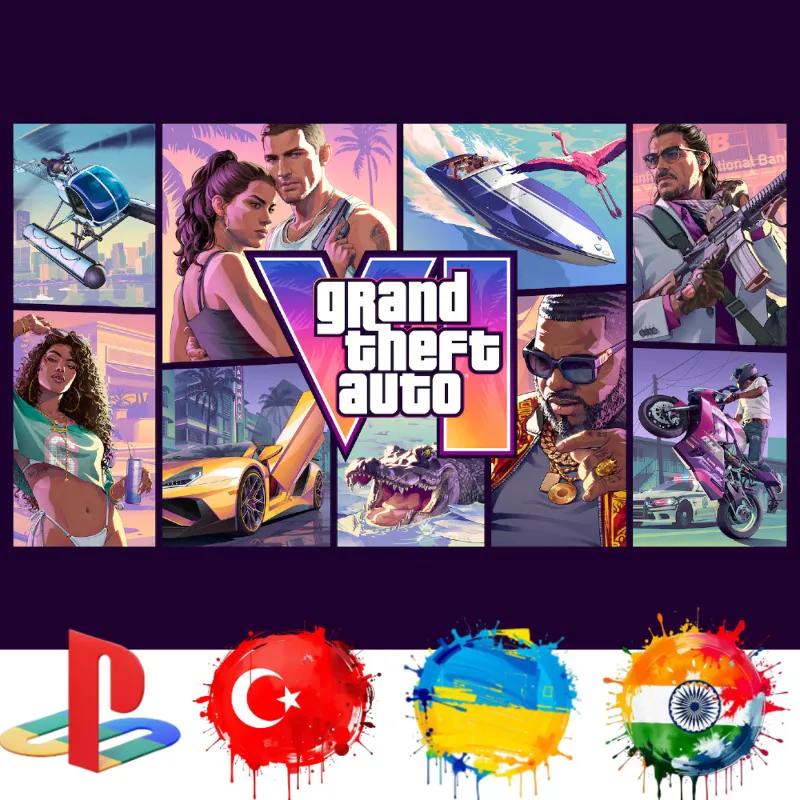 Grand Theft Auto VI GTA 6 PS5 Предзаказ/ТУРЦИЯ/УКРАИНА/ИНДИЯ/PS