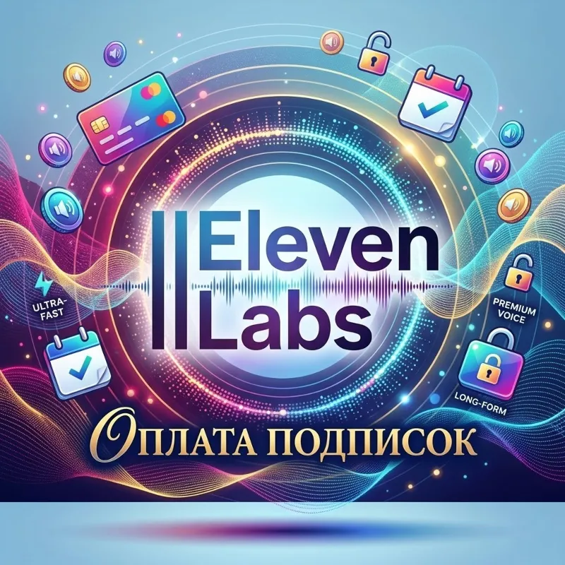 ElevenLabs Подписка 1м/12м [НА ВАШ АККАУНТ]