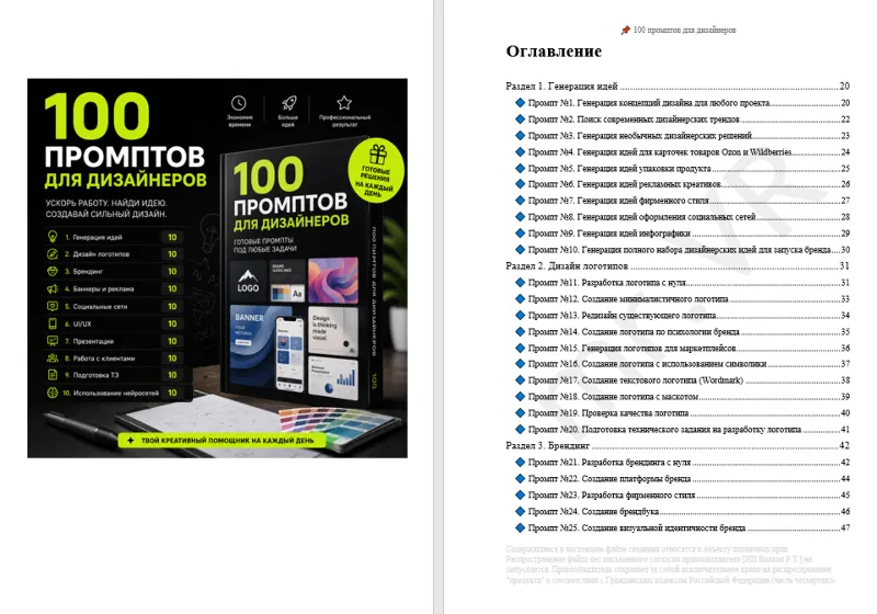 100 промптов ChatGPT для дизайнеров — AI Designer Pro 2026: идеи, дизайн