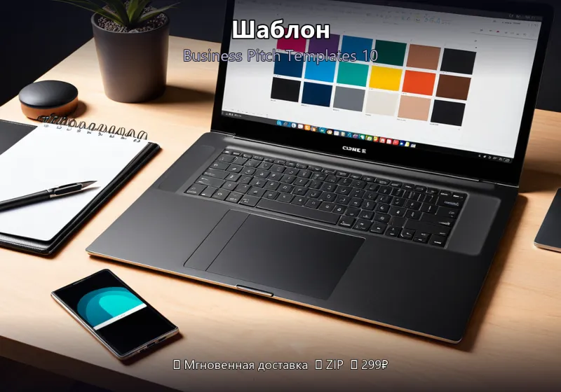 Шаблон: Business Pitch Templates 10