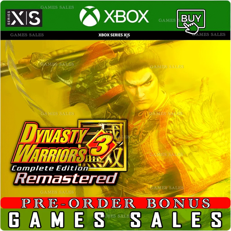 DYNASTY WARRIORS 3: COMPLETE EDITION REMASTERED XBOX SERIES X|S ПРЕДЗАКАЗ