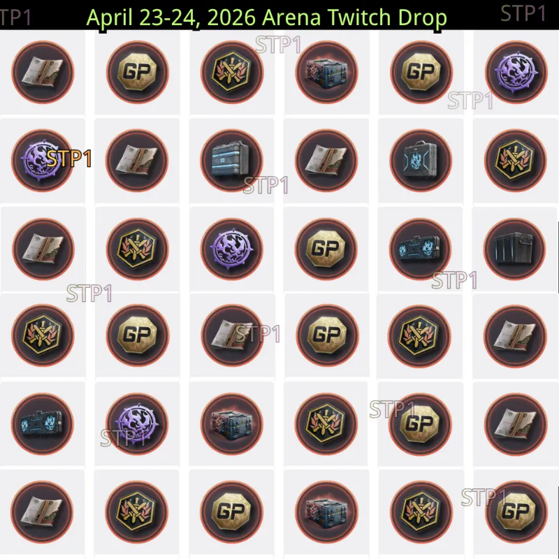 Escape from Tarkov: Arena — 36/36 23–26.04.2026 бесплатно Twitch Drops.