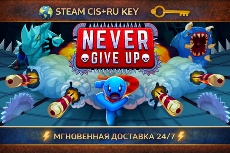 Never Give Up STEAM Ключ | (СНГ+РФ)