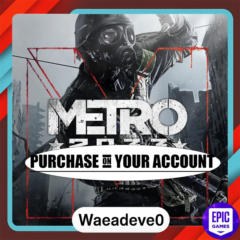 Metro 2033 Redux - Epic games - Purchase on your account