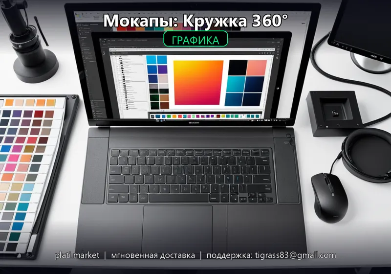 Мокап: Кружка 360° — Figma Plugin