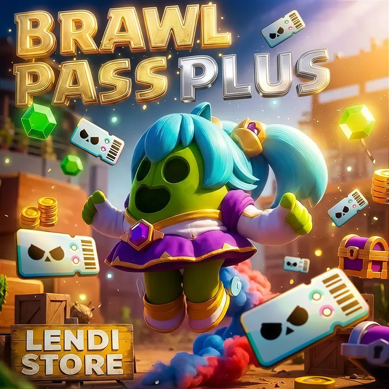 Brawl stars - Brawl pass plus - ГЕМЫ - Любой регион