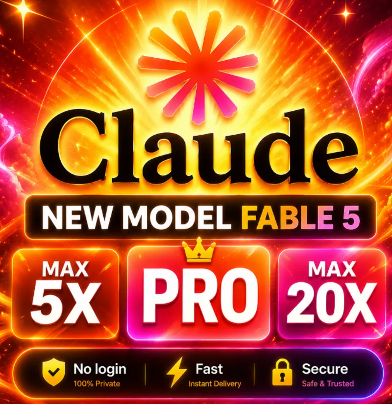 [FABLE 5] Подписка Claude Pro/Max - Без авторизации - 100% частный - гарантия