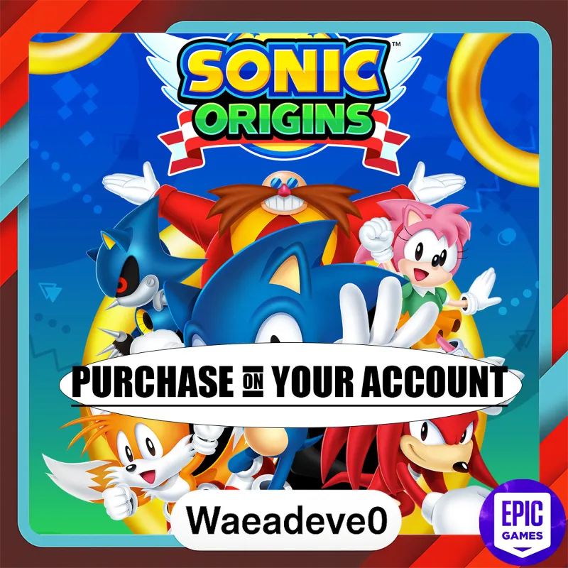 Sonic Origins - Epic games - Purchase on your account