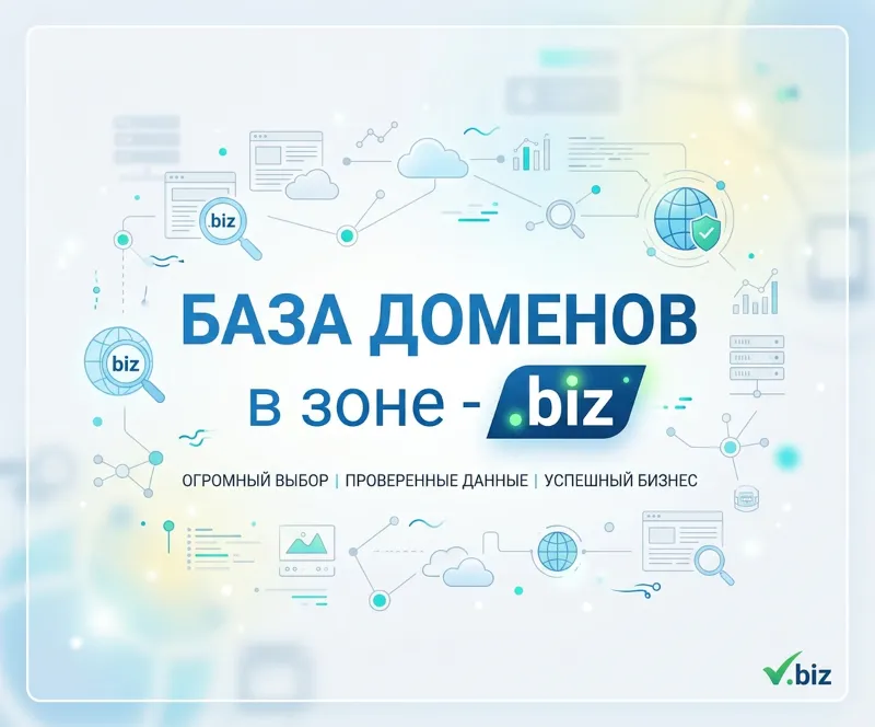 База доменов в зоне - biz 2026 ( Август )