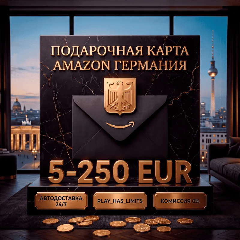 Amazon Gift Cards 5-250 EUR | Германия (DE)