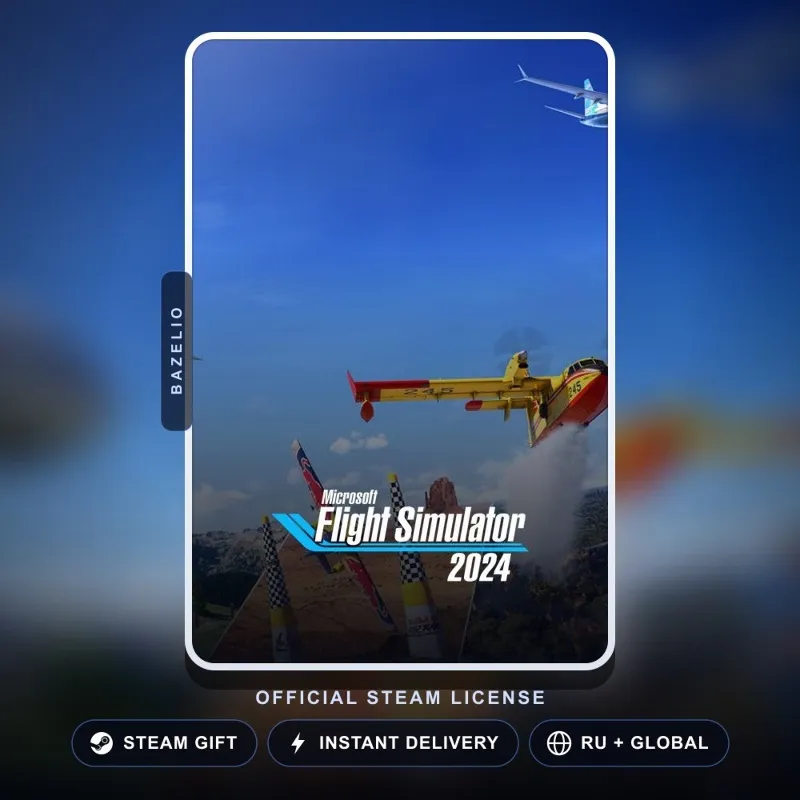 Microsoft Flight Simulator 2024 (Steam Gift) · РФ и весь мир · Автодоставка 24/7