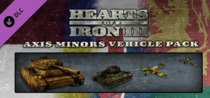 Hearts of Iron III: Axis Minors Vehicle Pack DLC / Steam Ключ / Вс… | АВТОВЫДАЧА 24/7