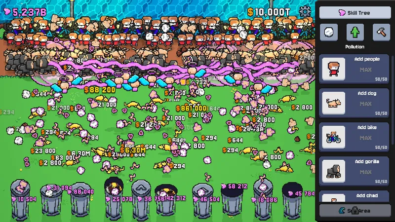ВСЕ СТРАНЫ+РОССИЯ Garbage Growth STEAM GIFT