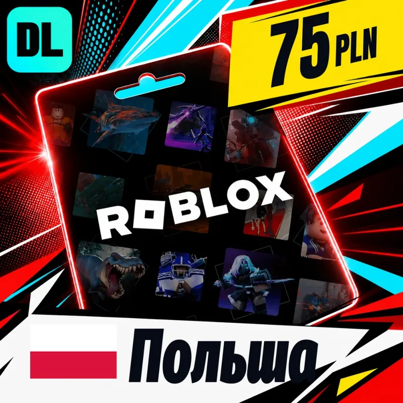 Roblox Польша 75 PLN цифровой код — автовыдача 24/7