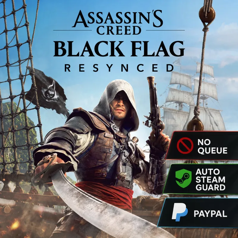 Assassin's Creed Black Flag Resynced deluxe/PS5/P2 Общий Акк/Офлайн/навсегда
