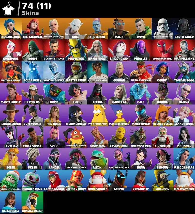 Мгновенный доступ • FN (все платформы) • 74 skins • Master Chief • Полный доступ