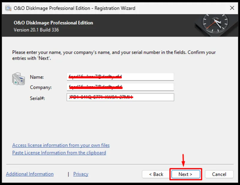 O&O DiskImage 20 Professional Пожизненный лицензионный ключ
