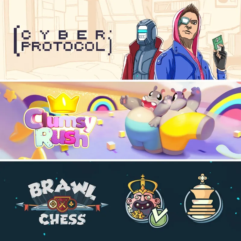 Cyber Protocol + Clumsy Rush + Brawl Chess | XBOX | На любой аккаунт