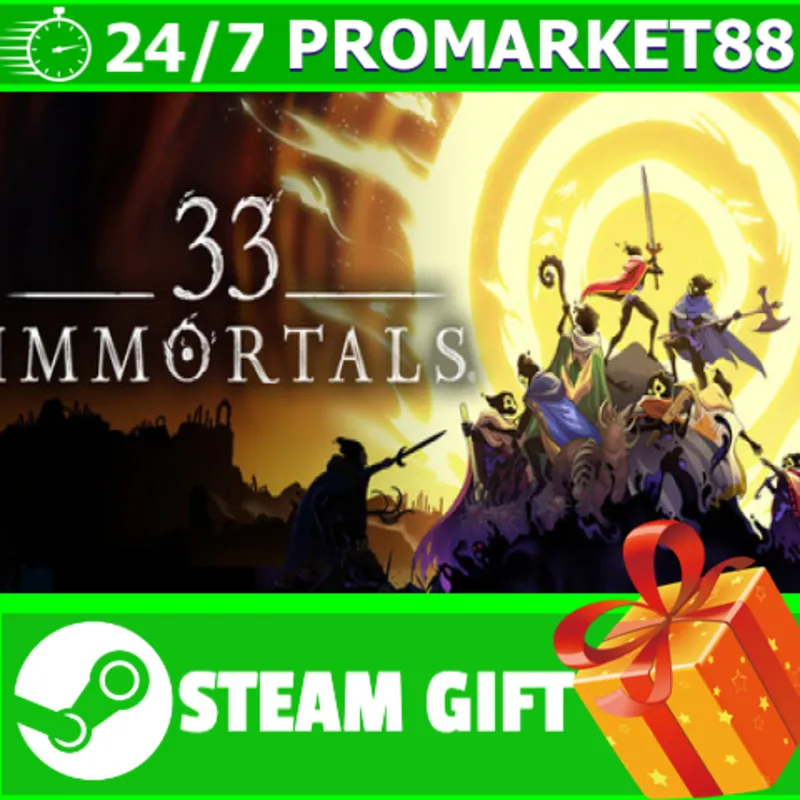 ВСЕ СТРАНЫ+РОССИЯ 33 Immortals STEAM GIFT