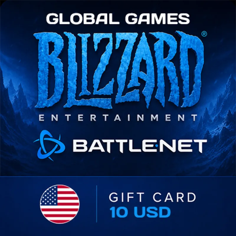 Карта Blizzard 10$ USD (Battle.net) США