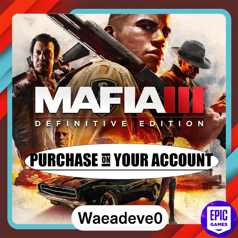 Mafia III: Definitive Edition - Epic games - Purchase on your account
