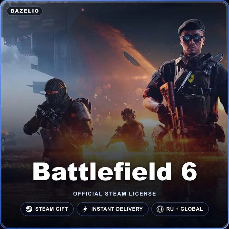 Battlefield 6 (Steam Gift) · РФ и весь мир · Автодоставка 24/7