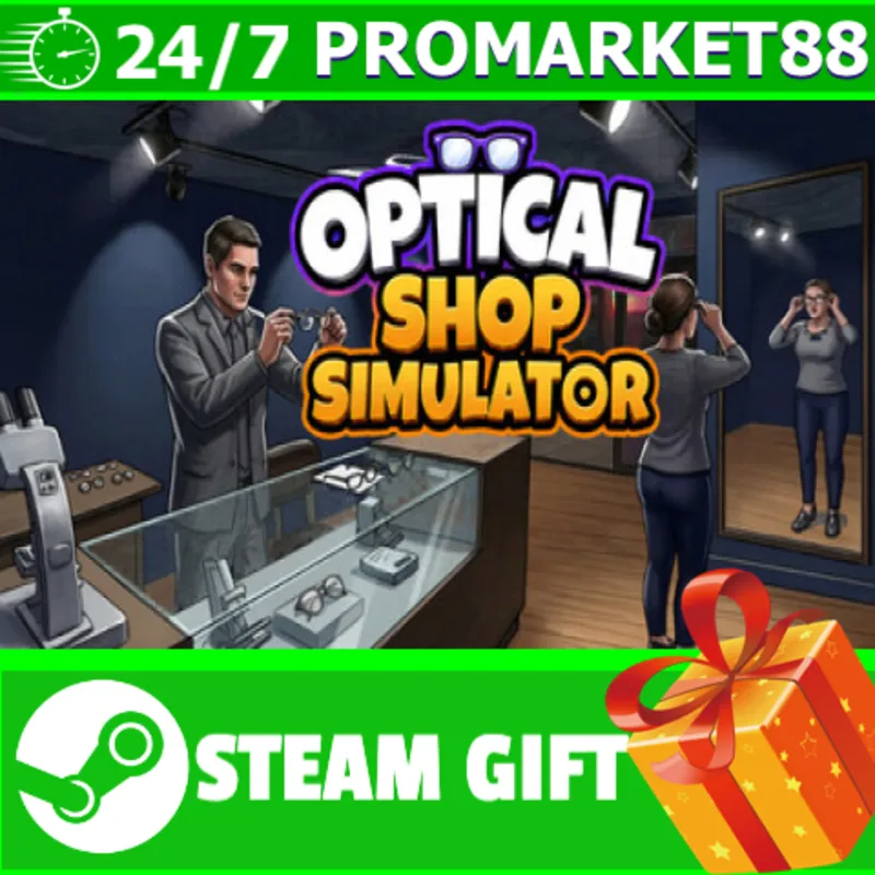 ВСЕ СТРАНЫ+РОССИЯ Optical Shop Simulator STEAM GIFT