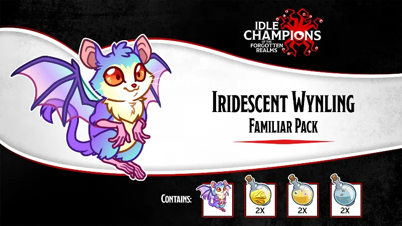 Idle Champions - Iridescent Wynling Familiar Pack