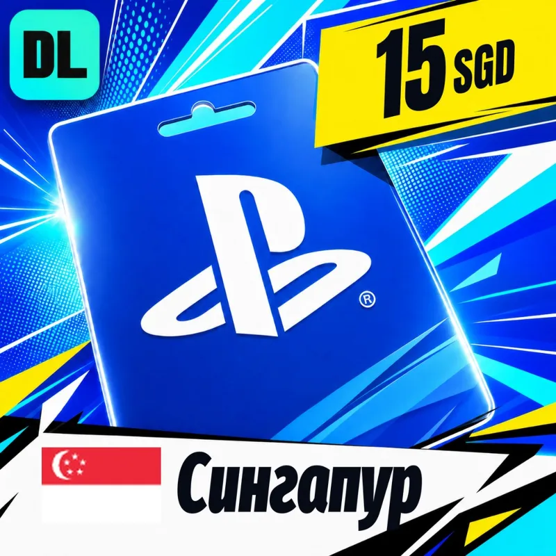 PlayStation Network (PSN) Сингапур 15 SGD цифровой код — автовыдача 24/7