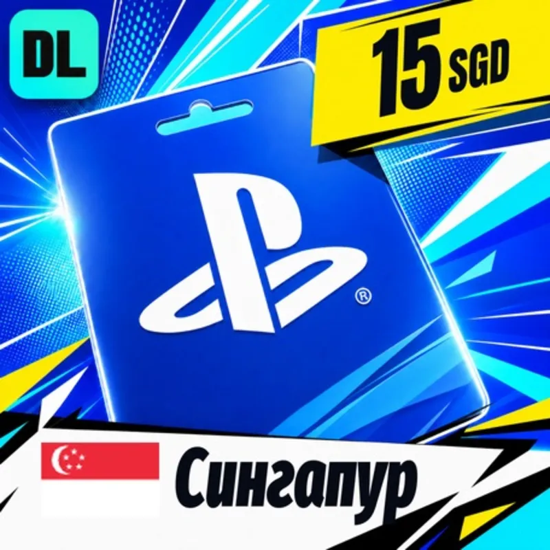 PlayStation Network (PSN) Сингапур 15 SGD цифровой код — автовыдача 24/7