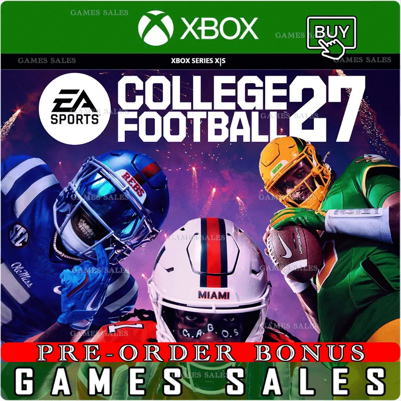 EA SPORTS COLLEGE FOOTBALL 27 XBOX SERIES X|S ПРЕДЗАКАЗ С БОНУСАМИ
